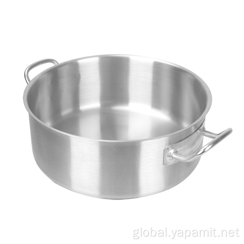 Steel Kitchen Pots Stainless Stee Compound Bottom Sauce Pots Manufactory
